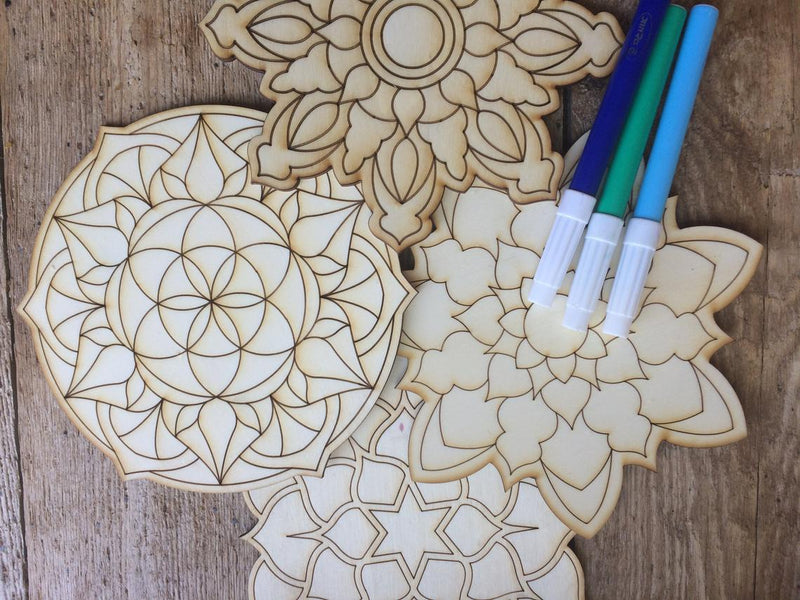 DIY Coloring Mandala