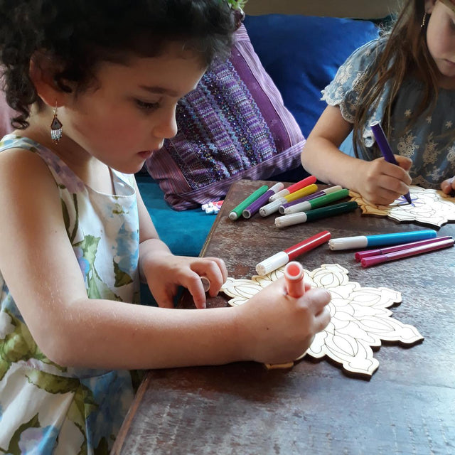 DIY Coloring Mandala